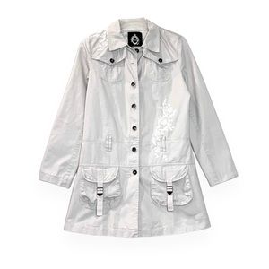 Misomiso Event Floral Embroidered Jean Jacket